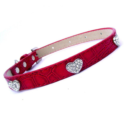 Love Hearts Croc Collar - Honey & Co